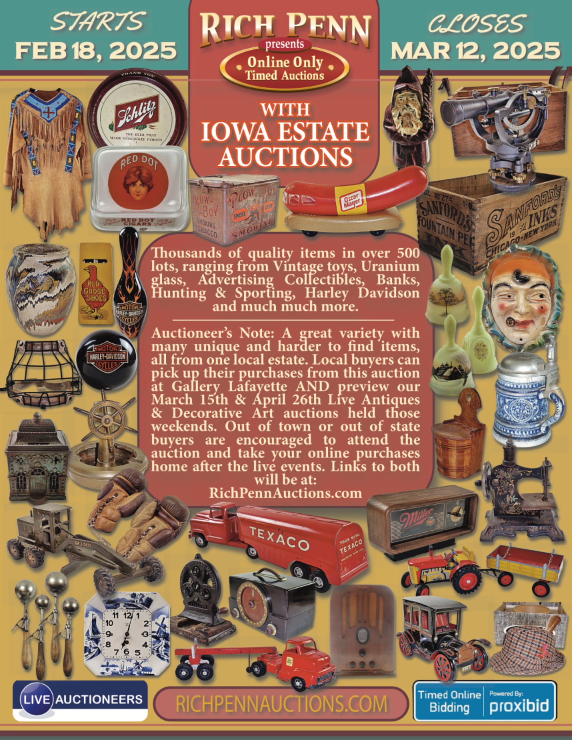 February – March 2025 Online Only Auction