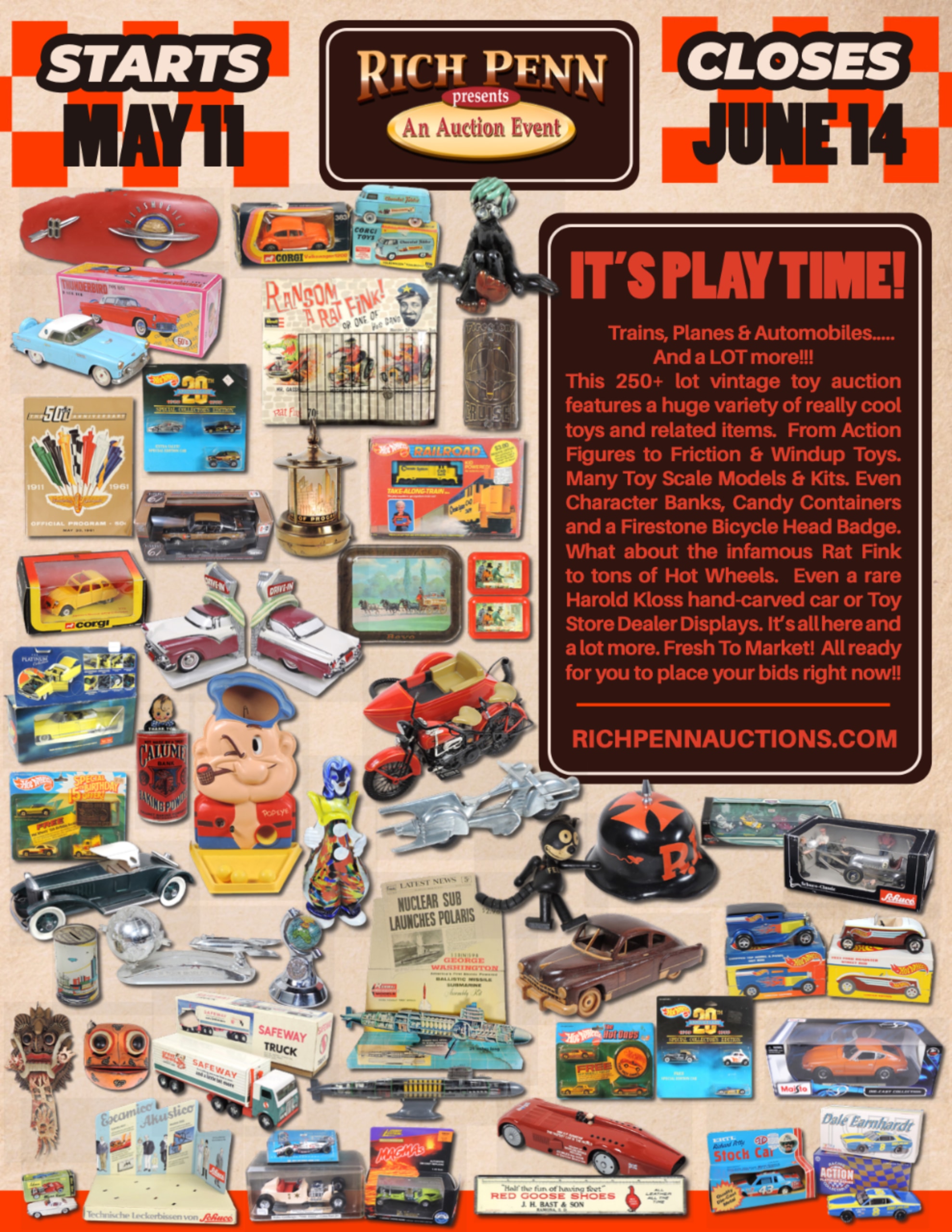 May 11 – June 14, 2026 Auction Preview